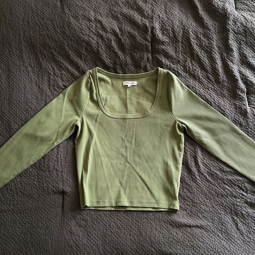 Madewell Green Long Sleeve - Size Medium